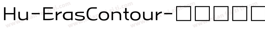 Hu-ErasContour字体转换