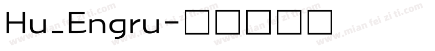 Hu_Engru字体转换