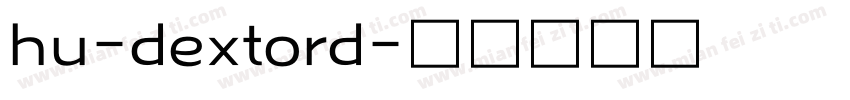 hu-dextord字体转换