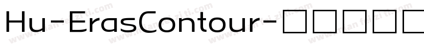 Hu-ErasContour字体转换