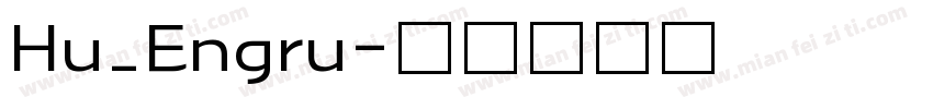 Hu_Engru字体转换