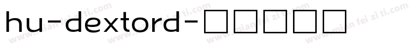 hu-dextord字体转换