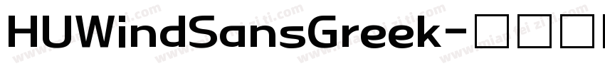 HUWindSansGreek字体转换