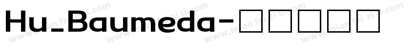 Hu_Baumeda字体转换