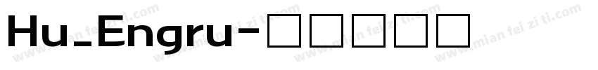 Hu_Engru字体转换