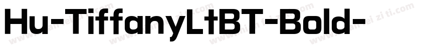 Hu-TiffanyLtBT-Bold字体转换