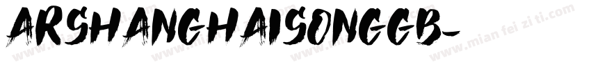ARShangHaiSongGB字体转换