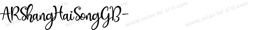 ARShangHaiSongGB字体转换