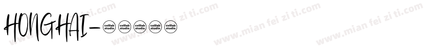 HONGHAI字体转换