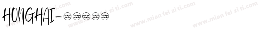 HONGHAI字体转换