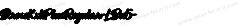 DroseKxkPlusRegular-LBn5字体转换