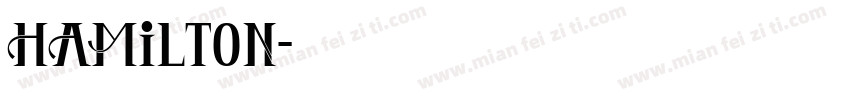 hamilton字体转换