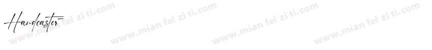 Handcaster字体转换