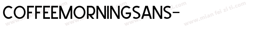 CoffeeMorningSans字体转换
