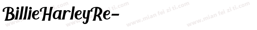 BillieHarleyRe字体转换