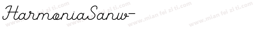HarmoniaSanw字体转换