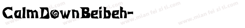 CalmDownBeibeh字体转换