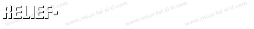 relief字体转换