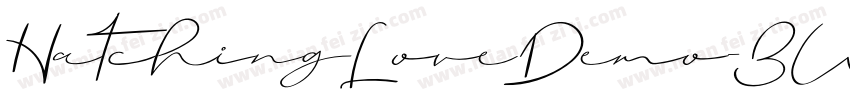 HatchingLoveDemo-BWL字体转换