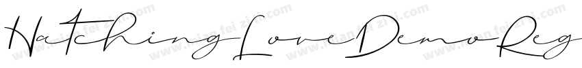 HatchingLoveDemoRegu字体转换