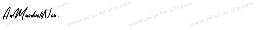 AaMaoduoliNon字体转换