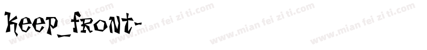 Keep_front字体转换
