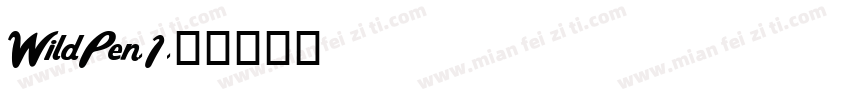WildPen-1字体转换