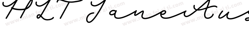 HLTJaneAusten字体转换