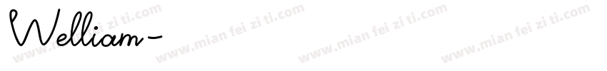 Welliam字体转换