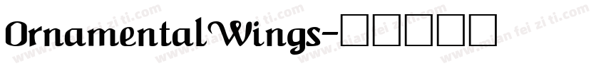 OrnamentalWings字体转换