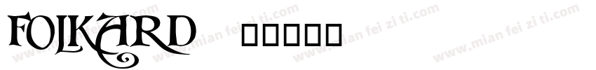 FOLKARD字体转换