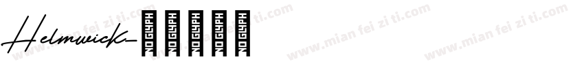 Helmwick字体转换