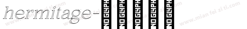 hermitage字体转换