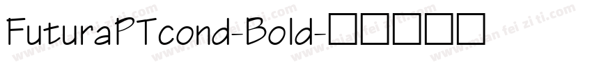 FuturaPTcond-Bold字体转换