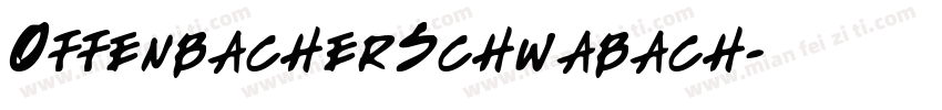 OffenbacherSchwabach字体转换