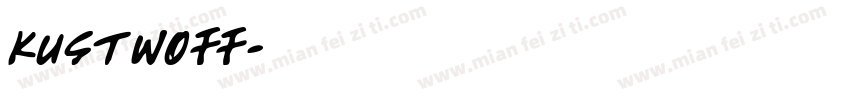 kustwoff字体转换