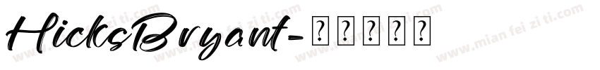 HicksBryant字体转换
