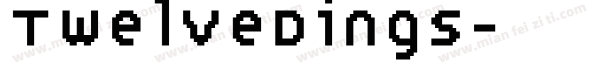 TwelveDings字体转换