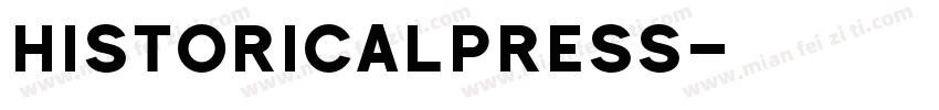 HistoricalPress字体转换