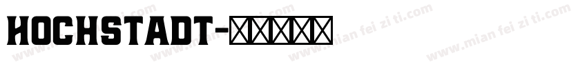 Hochstadt字体转换