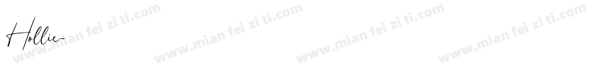 Hollie字体转换