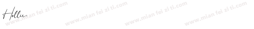 Hollie字体转换