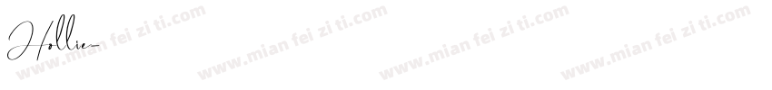 Hollie字体转换