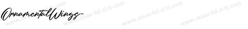 OrnamentalWings字体转换