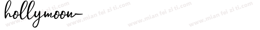 hollymoon字体转换