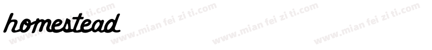 homestead字体转换