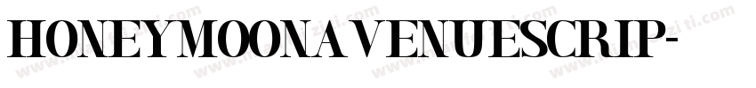 HoneymoonAvenueScrip字体转换