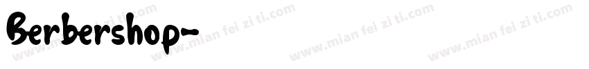 Berbershop字体转换