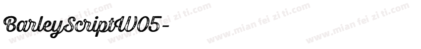 BarleyScriptW05字体转换