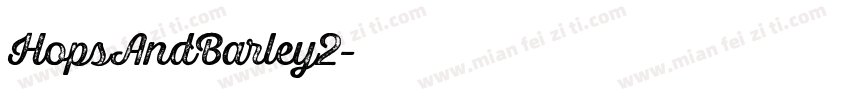 HopsAndBarley2字体转换